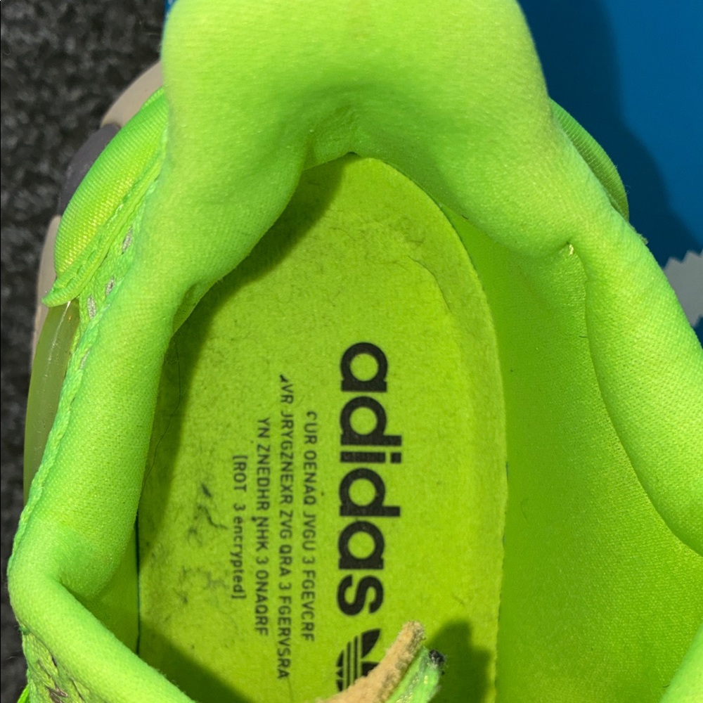 Adidas LXCON Signal Green Running Shoes - Picture 5 of 7
